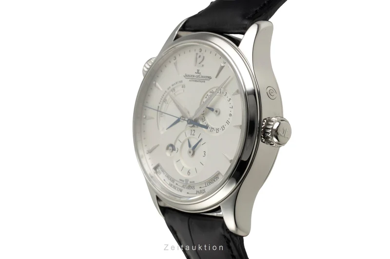 Jaeger LeCoultre Master Geographic steel automatic men's watch Q1428421 176.8.29.S LP: 16200EUR [2601980]
