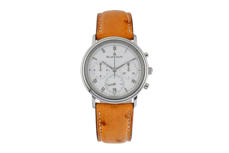 Blancpain Villeret chronograph steel automatic men's watch 1185-1127 [2601908]