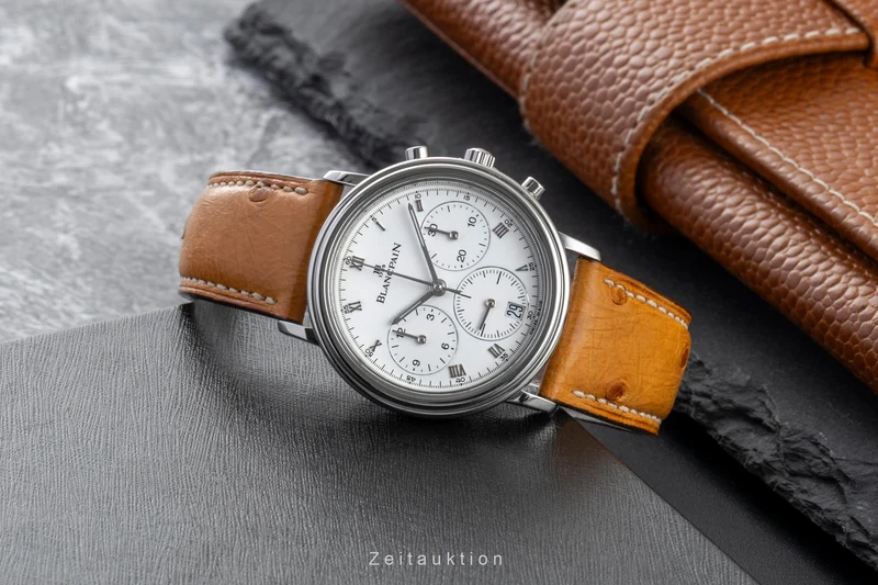 Blancpain Villeret chronograph steel automatic men's watch 1185-1127 [2601908]