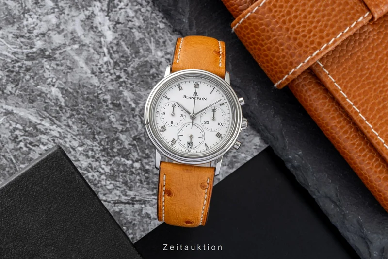 Blancpain Villeret chronograph steel automatic men's watch 1185-1127 [2601908]