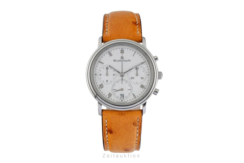 Blancpain Villeret chronograph steel automatic men's watch 1185-1127 [2601908]