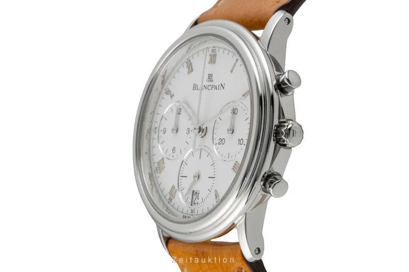 Blancpain Villeret chronograph steel automatic men's watch 1185-1127 [2601908]