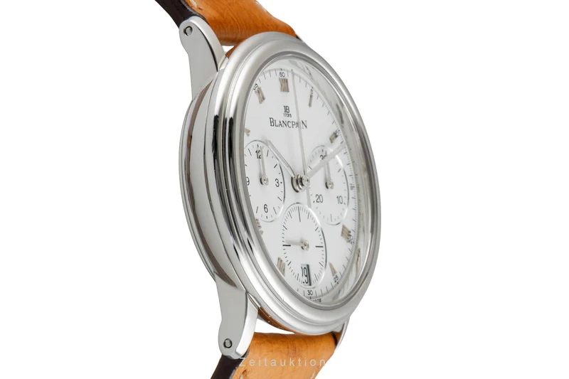 Blancpain Villeret chronograph steel automatic men's watch 1185-1127 [2601908]