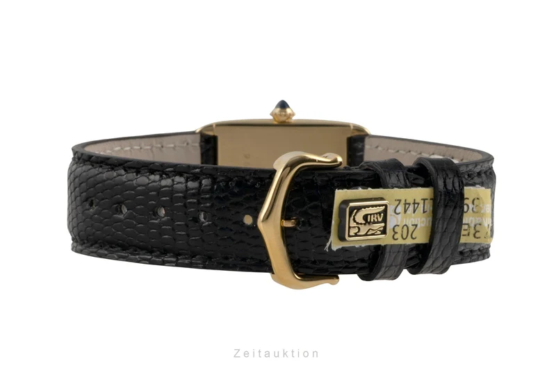 Cartier Tank 18 ct gold manual winding unisex 96041 Vintage [2601586]