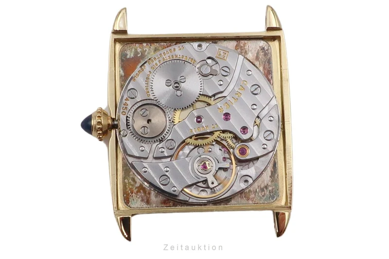 Cartier Tank 18 ct gold manual winding unisex 96041 Vintage [2601586]