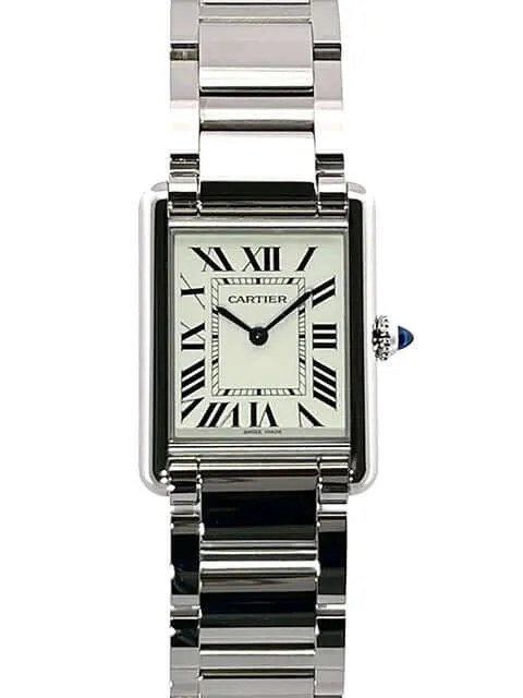Cartier Tank Must großes Modell WSTA0052 Edelstahl