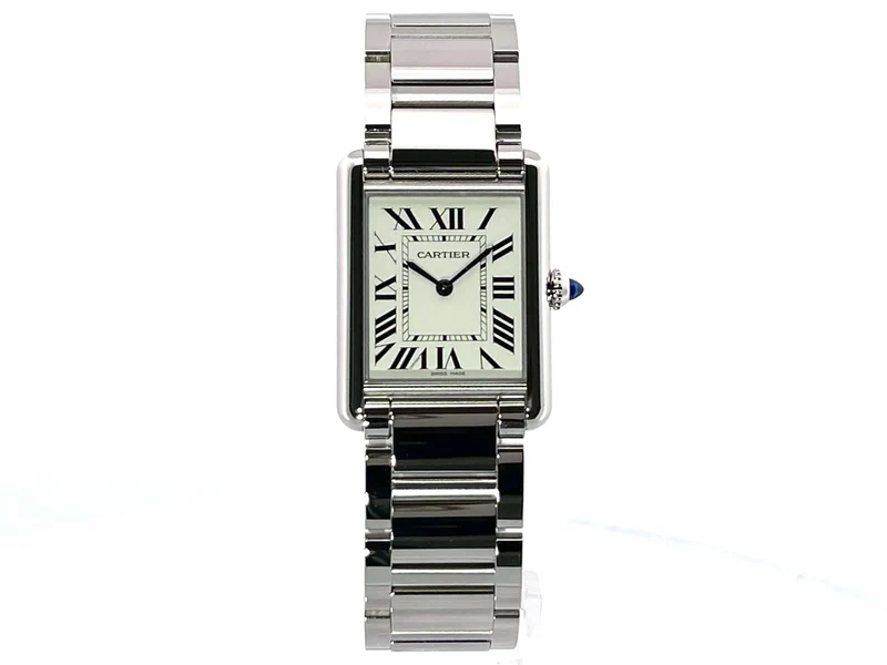 Cartier Tank Must großes Modell WSTA0052 Edelstahl