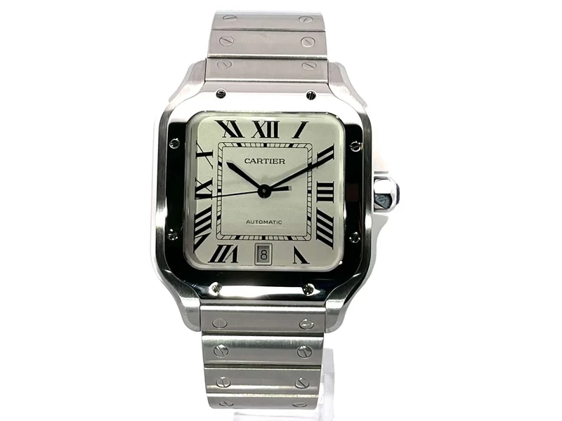 Cartier Santos de Cartier Edelstahl großes Modell WSSA0009 aus 2019