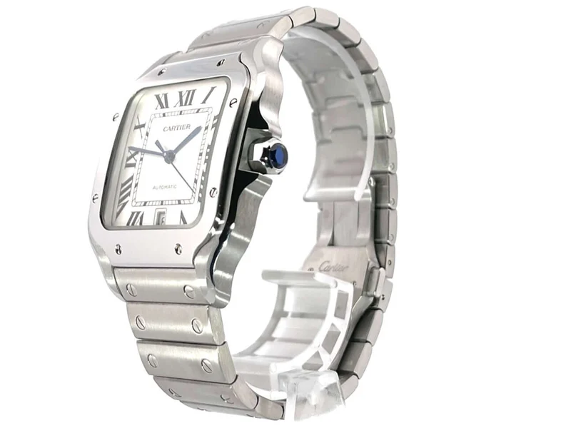 Cartier Santos de Cartier Edelstahl großes Modell WSSA0009 aus 2019