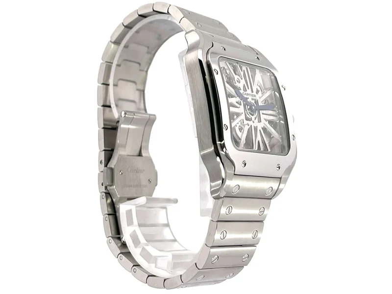 Cartier Santos de Cartier skelettiert großes Modell WHSA0015