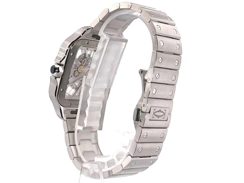 Cartier Santos de Cartier skelettiert großes Modell WHSA0015