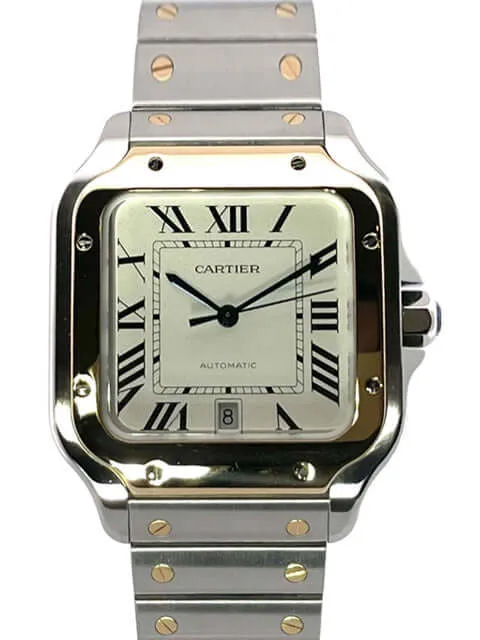 Cartier Santos de Cartier Edelstahl Gelbgold W2SA0006 aus 2018