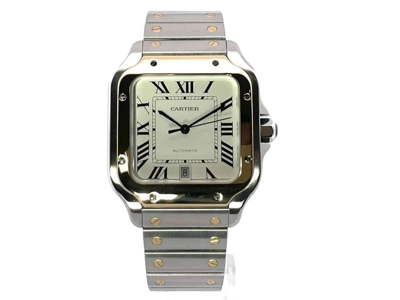 Cartier Santos de Cartier Edelstahl Gelbgold W2SA0006 aus 2018