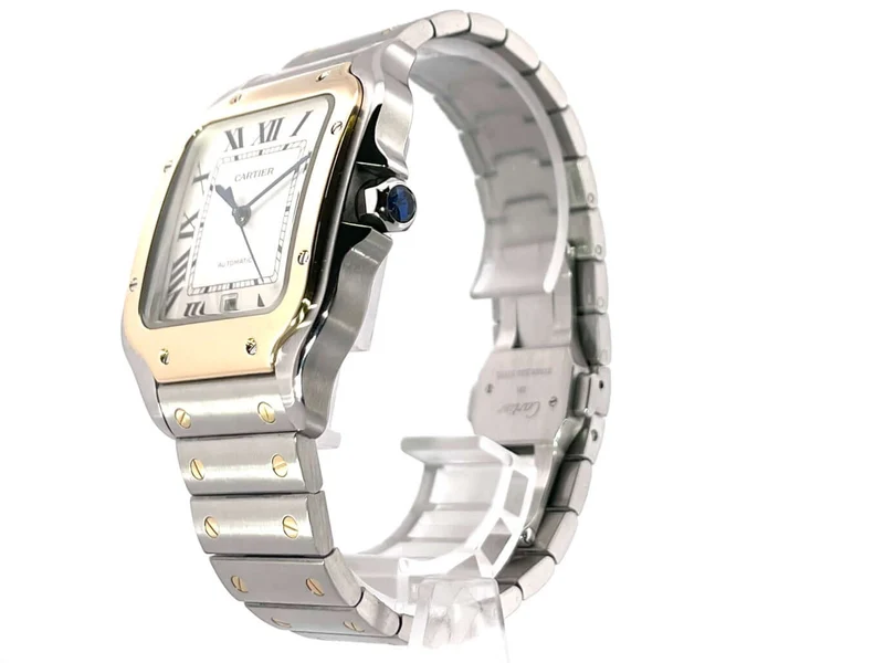 Cartier Santos de Cartier Edelstahl Gelbgold W2SA0006 aus 2018