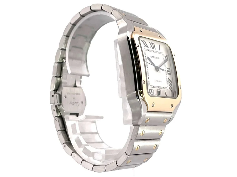 Cartier Santos de Cartier Edelstahl Gelbgold W2SA0006 aus 2018