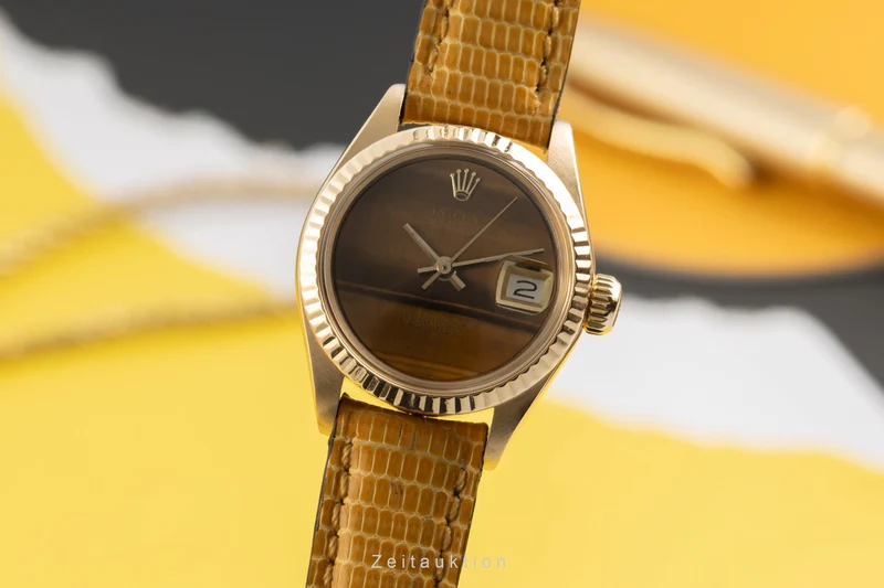 Rolex Lady Datejust 18 ct gold automatic women's watch 6917 Vintage [2601922]