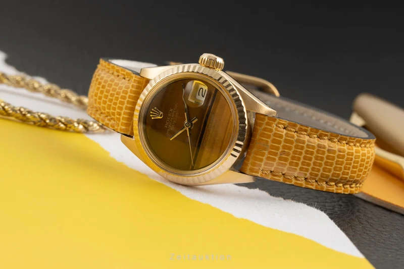 Rolex Lady Datejust 18 ct gold automatic women's watch 6917 Vintage [2601922]