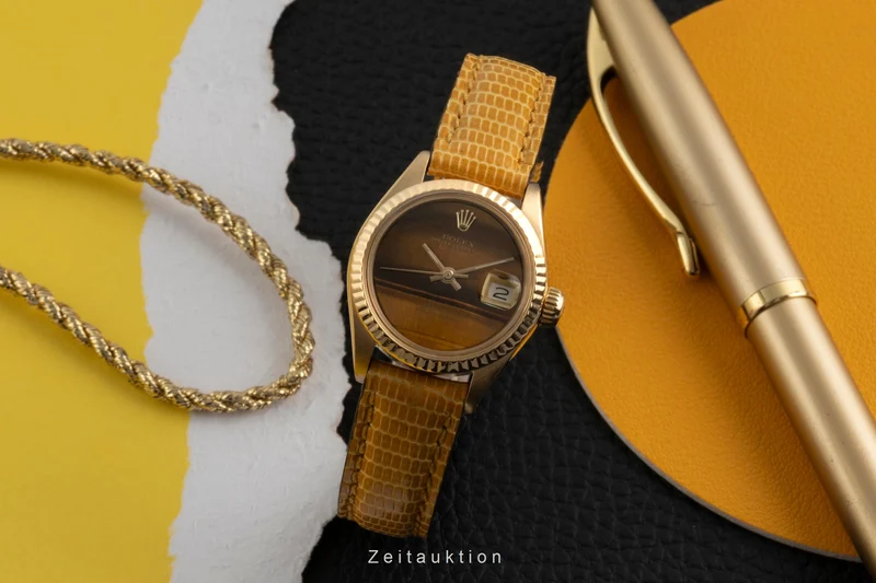 Rolex Lady Datejust 18 ct gold automatic women's watch 6917 Vintage [2601922]