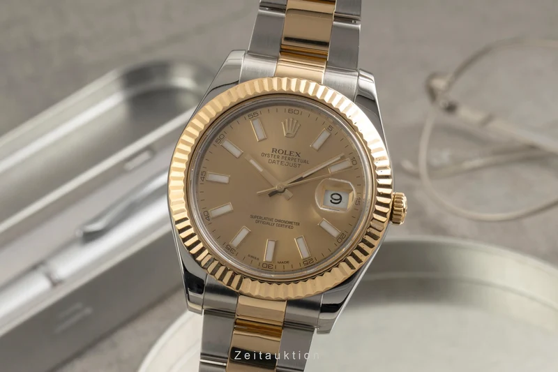 Rolex Datejust steel / gold automatic men's watch 116333 [2601703]