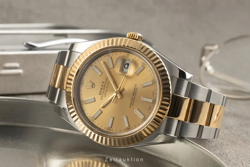 Rolex Datejust steel / gold automatic men's watch 116333 [2601703]