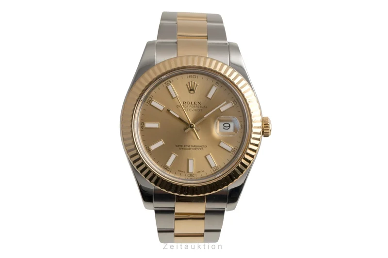 Rolex Datejust steel / gold automatic men's watch 116333 [2601703]