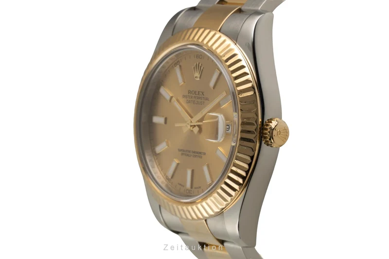 Rolex Datejust steel / gold automatic men's watch 116333 [2601703]