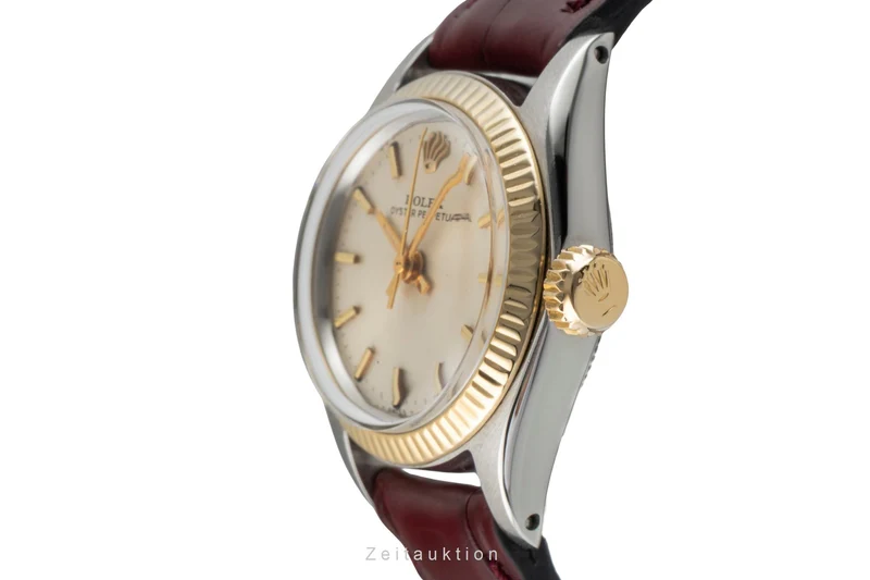 Rolex Oyster Perpetual steel / gold automatic women's watch 6619 Vintage [2601040]