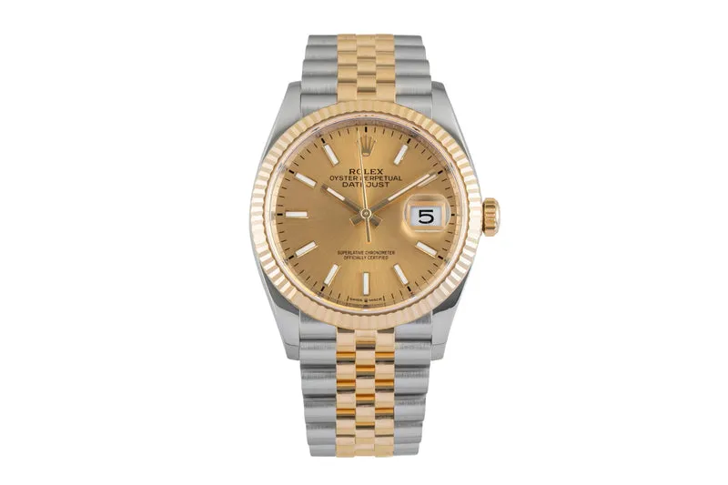 Rolex Datejust steel / gold automatic men's watch 126233 [2602480]