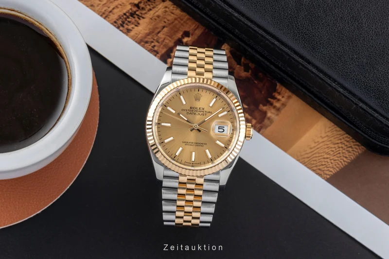 Rolex Datejust steel / gold automatic men's watch 126233 [2602480]