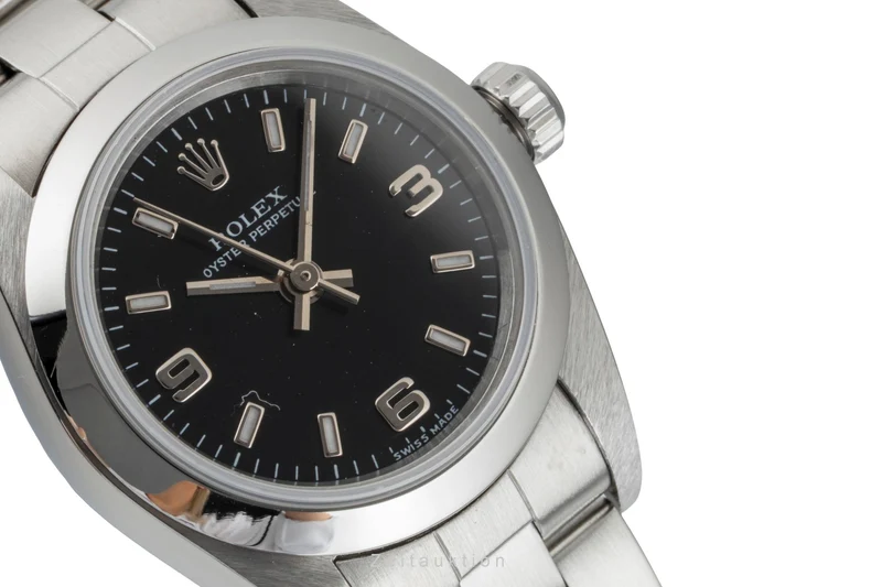 Rolex Oyster Perpetual steel automatic women's watch 76080 [2602446]
