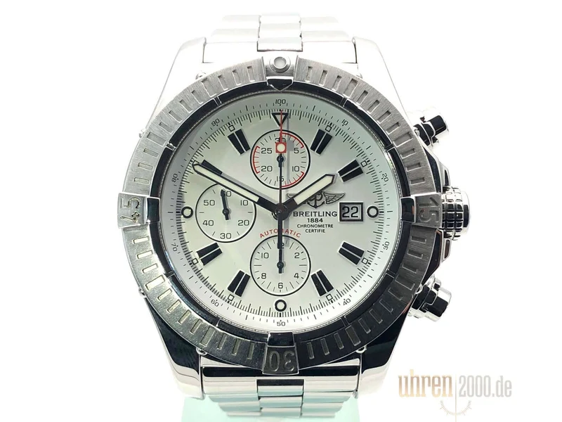 Breitling Super Avenger Chronograph A13370 aus 2010 D-Papiere