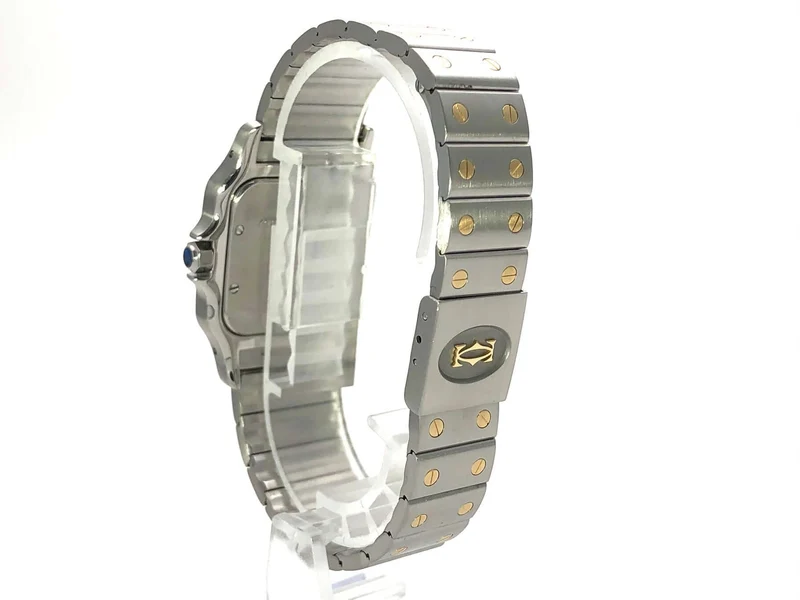 Cartier Santos Galbee Stahl Gelbgold 187901 D-Papiere
