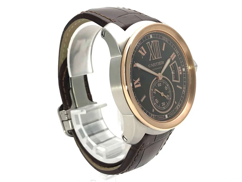 Cartier Calibre de Cartier W7100051 Stahl Rotgold aus 2013