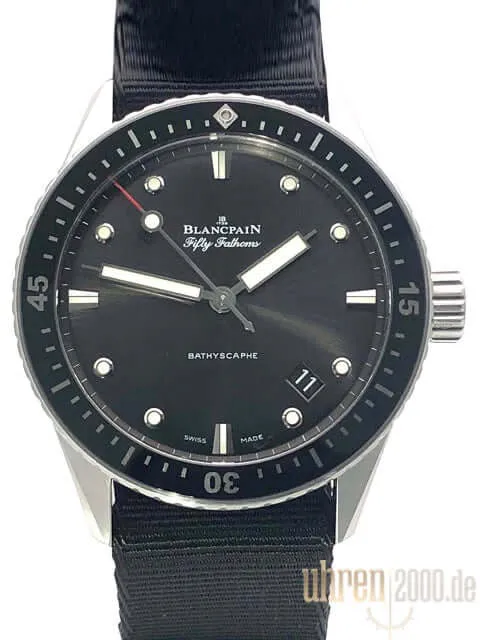 Blancpain Fifty Fathoms Bathyscaphe 5000-1110 aus 2016 D-Papiere