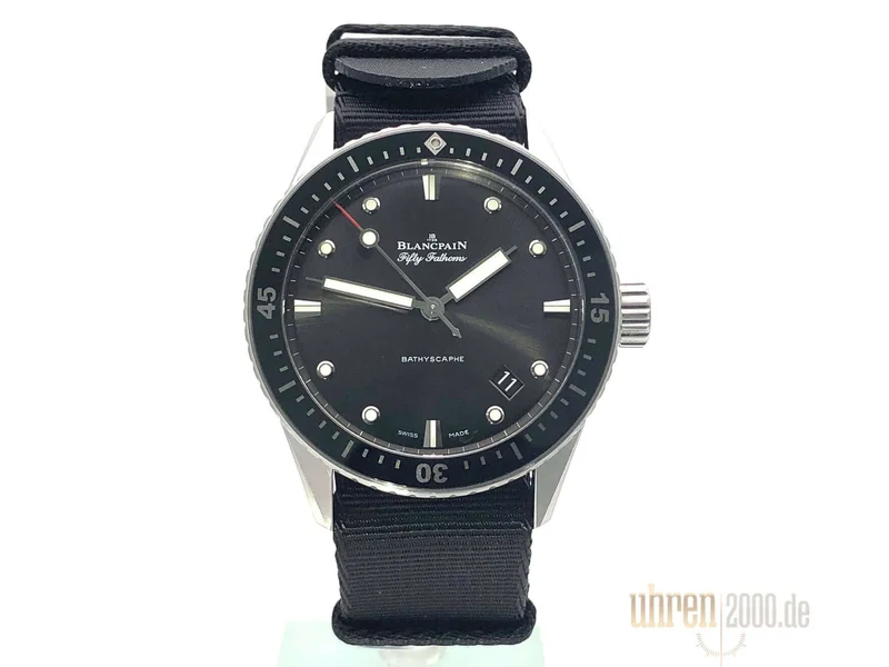 Blancpain Fifty Fathoms Bathyscaphe 5000-1110 aus 2016 D-Papiere