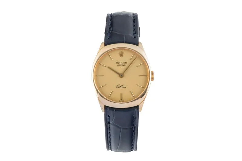 Rolex Cellini 18 ct gold manual winding women's watch 4129 Vintage [2602266]