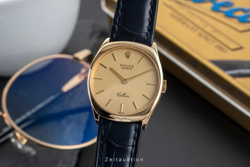 Rolex Cellini 18 ct gold manual winding women's watch 4129 Vintage [2602266]