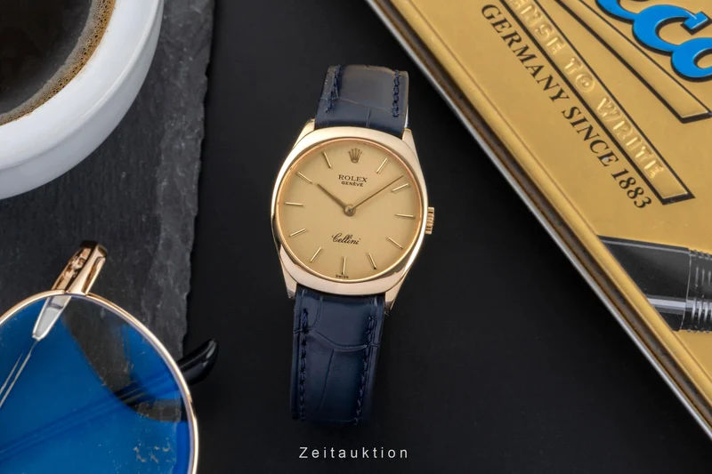 Rolex Cellini 18 ct gold manual winding women's watch 4129 Vintage [2602266]