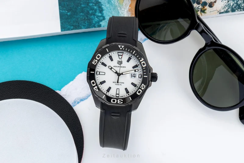 Tag Heuer Aquaracer titanium quartz men's watch WAY108A.FT6141 [2602532]
