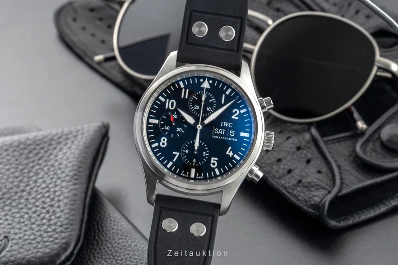 IWC Fliegerchronograph chronograph steel automatic men's watch IW371701 LP: 7800EUR [2602407]