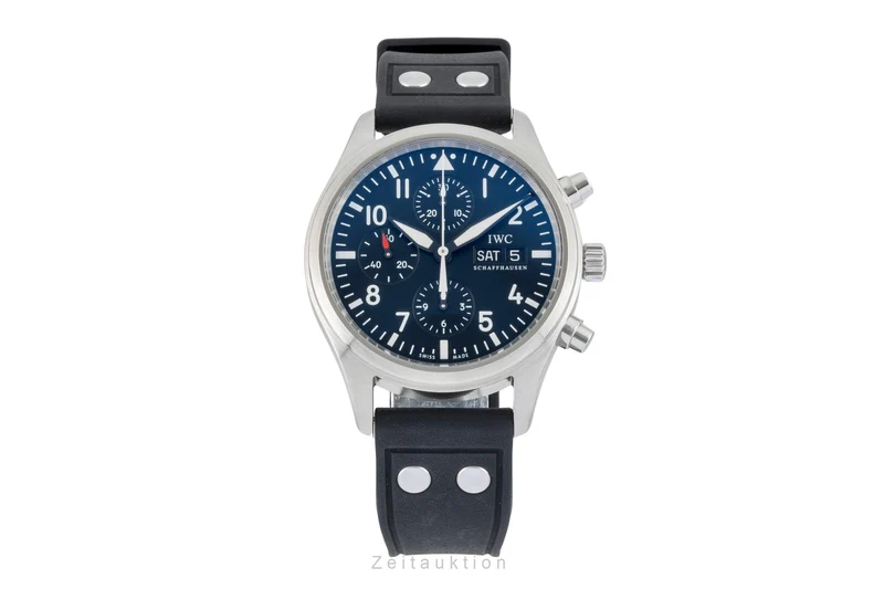 IWC Fliegerchronograph chronograph steel automatic men's watch IW371701 LP: 7800EUR [2602407]