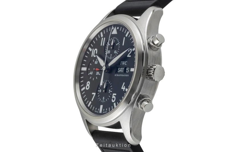 IWC Fliegerchronograph chronograph steel automatic men's watch IW371701 LP: 7800EUR [2602407]