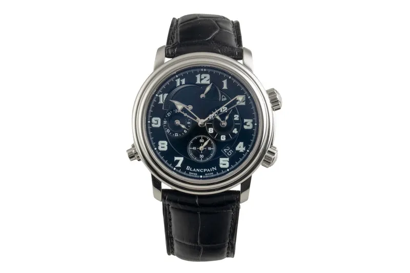 Blancpain Leman steel automatic men's watch 20141-1130M-53B [2602221]
