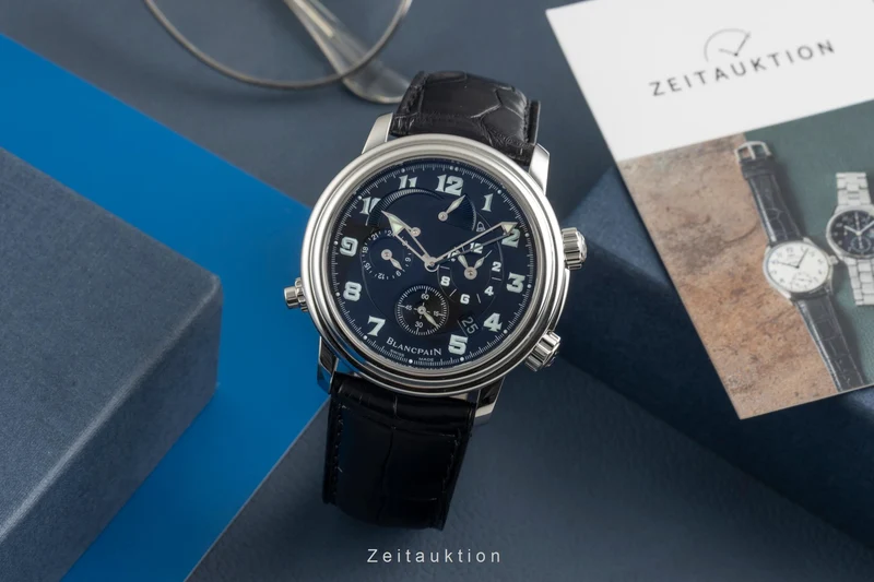 Blancpain Leman steel automatic men's watch 20141-1130M-53B [2602221]