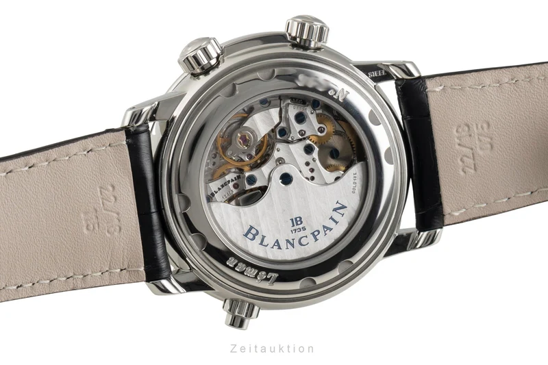 Blancpain Leman steel automatic men's watch 20141-1130M-53B [2602221]