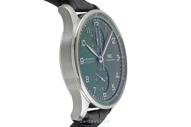 IWC Portugieser chronograph steel automatic men's watch IW371615 LP: 9100EUR [2602136]