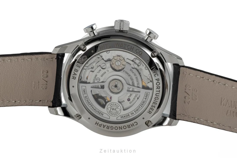 IWC Portugieser chronograph steel automatic men's watch IW371615 LP: 9100EUR [2602136]
