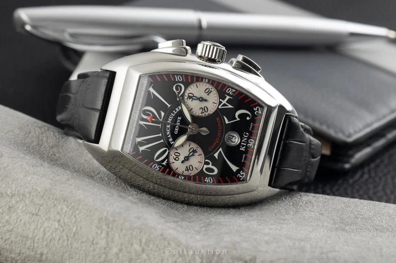Franck Muller Conquistador chronograph steel automatic men's watch 8005 CC [2601738]