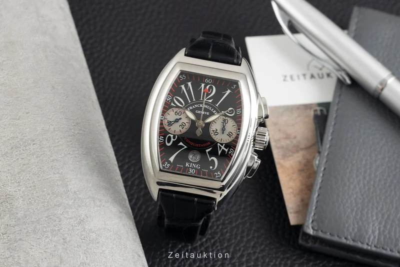 Franck Muller Conquistador chronograph steel automatic men's watch 8005 CC [2601738]
