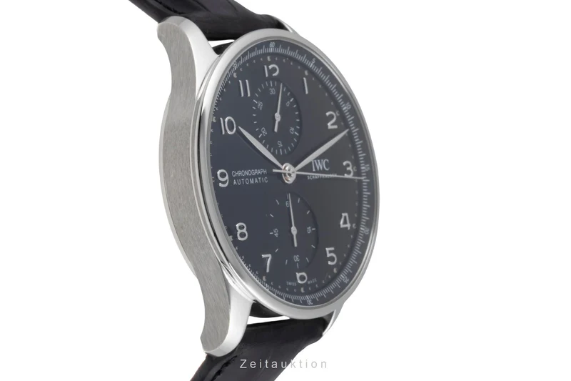 IWC Portugieser chronograph steel automatic men's watch IW371609 LP: 9100EUR [2601638]